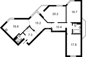 Квартира W-7226043, Рудницького Степана (Вільямса Академіка), 5, Київ - Фото 3