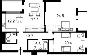 Квартира W-7324199, Деловая (Димитрова), 2/1, Киев - Фото 13