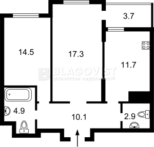 Квартира W-7357704, Бульварно-Кудрявская (Воровского), 24а, Киев - Фото 2