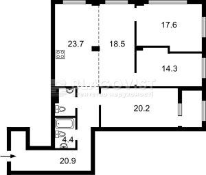 Квартира W-7389375, Володимирська, 86в, Київ - Фото 7
