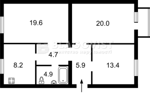 Квартира W-7434754, Иоанна Павла II (Лумумбы Патриса), 15, Киев - Фото 6