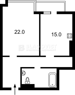 Квартира W-7435510, Липкивского Василия (Урицкого), 37б, Киев - Фото 3