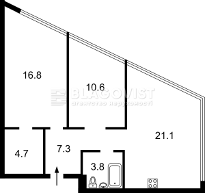 Квартира W-7435791, Голосеевский проспект (40-летия Октября просп.), 76, Киев - Фото 14
