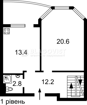 Квартира W-7387099, Строителей, 30, Киев - Фото 2