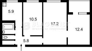 Квартира W-7421977, Соловьяненко Анатолия (Бойченко Александра), 8, Киев - Фото 3