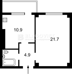 Квартира W-7424202, Краковская, 4б, Киев - Фото 2
