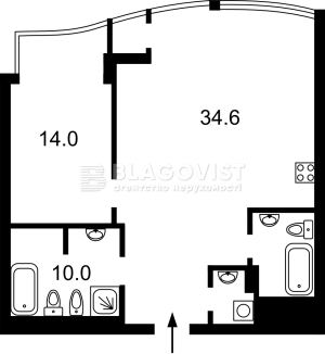 Квартира W-7431644, Соборності просп. (Возз`єднання), 30, Київ - Фото 3
