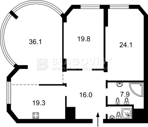 Квартира W-7431712, Лук’яненка Левка (Тимошенка Маршала), 21, Київ - Фото 3