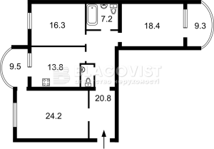 Квартира W-7431712, Лук’яненка Левка (Тимошенка Маршала), 21, Київ - Фото 4