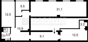 Квартира W-7431722, Владимирская, 51/53, Киев - Фото 2
