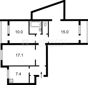 Квартира W-7431754, Закревського М., 89, Київ - Фото 2