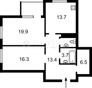 Квартира W-7432668, Микільсько-Слобідська, 3б, Київ - Фото 4