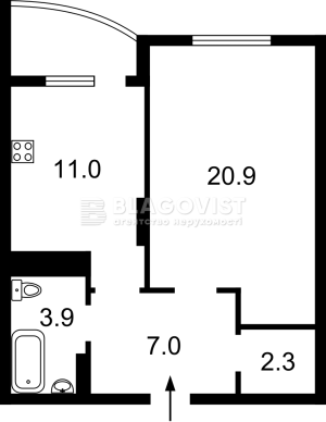 Квартира W-7432789, Воскресенська, 14б, Київ - Фото 2