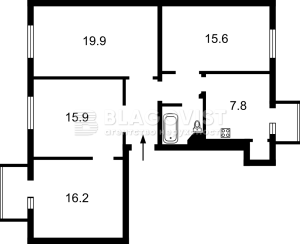 Квартира W-7433806, Шевченко Тараса бульв., 58, Киев - Фото 3