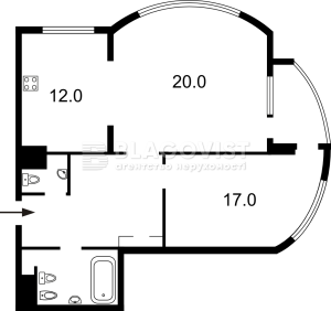 Квартира W-7434072, Шаповала Генерала (Механізаторів), 2а, Київ - Фото 2