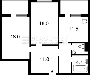 Квартира W-7365421, Винграновского Николая, 2, Киев - Фото 2