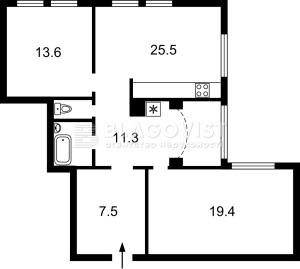 Квартира W-7403974, Оболонская, 12, Киев - Фото 2
