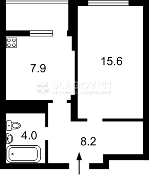 Квартира W-7422159, Крушельницкой Соломии, 13, Киев - Фото 2