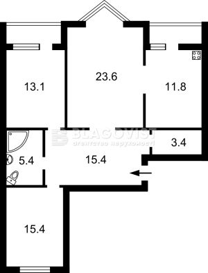 Квартира W-7434698, Хмельницька, 10, Київ - Фото 5