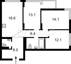 Квартира W-7365277, Олеся Олександра, 9а, Київ - Фото 2