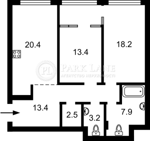 Квартира W-7365493, Причальная, 12, Киев - Фото 2