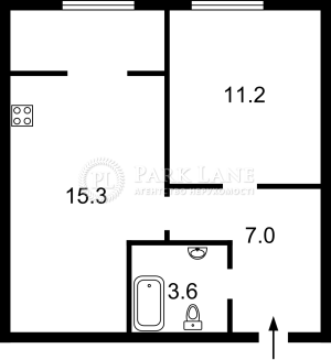 Квартира W-7372207, Максимовича Михаила (Трутенко Онуфрия), 26в, Киев - Фото 9