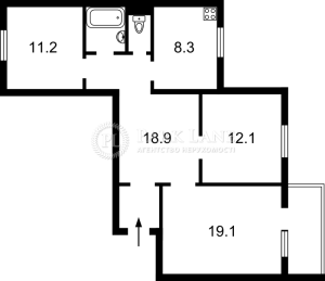 Квартира W-7344976, Єфремова Академіка (Уборевича Командарма), 19, Київ - Фото 12
