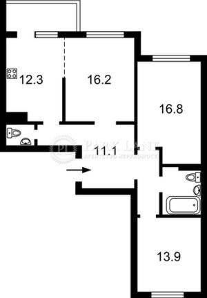 Квартира W-7378398, Воскресенская, 18а, Киев - Фото 1