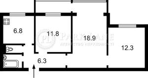 Квартира W-7392215, Новогоспитальная (Щорса пер.), 5а, Киев - Фото 16