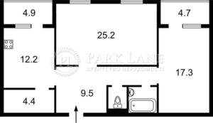 Квартира W-7426696, Гмирі Б., 3, Київ - Фото 1