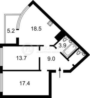 Квартира W-7432677, Бойчука Михайла (Кіквідзе), 19а, Київ - Фото 8