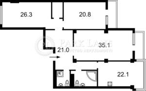 Квартира W-7438288, Верхогляда Андрія (Драгомирова Михайла), 5, Київ - Фото 9