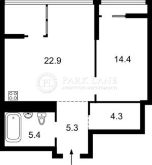 Квартира W-7438539, Гарета Джонса (Хохловых Семьи), 12, Киев - Фото 1
