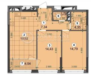 Квартира W-7439718, Крістерів родини, 2, Київ - Фото 4