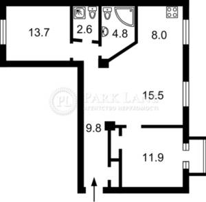 Квартира W-7448971, Чикаленко Евгения (Пушкинская), 2-4/7, Киев - Фото 7