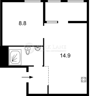 Квартира W-7360743, Салютная, 2-1, Киев - Фото 2