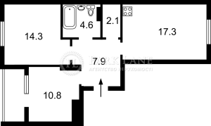 Квартира W-7336594, Здановської Юлії (Ломоносова), 34б, Київ - Фото 12