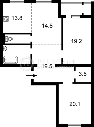 Квартира W-7337344, Гарматная, 38а, Киев - Фото 13