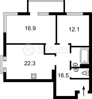Квартира W-7443186, Сім'ї Кульженків (Дегтяренка Петра), 31а, Київ - Фото 14