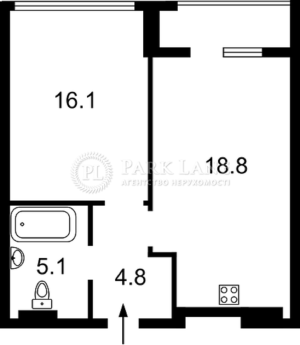 Квартира W-7352632, Фортечный тупик (Тверской тупик), 7в, Киев - Фото 4