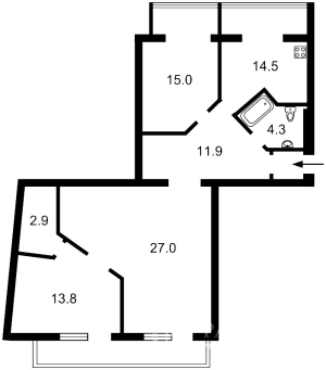 Квартира W-7348928, В.Житомирська, Київ - Фото 10