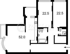 Квартира W-7398168, Тютюнника Василя (Барбюса Анрі), 37/1, Київ - Фото 14