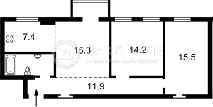 Квартира W-7445556, Тарасівська, 19б, Київ - Фото 13