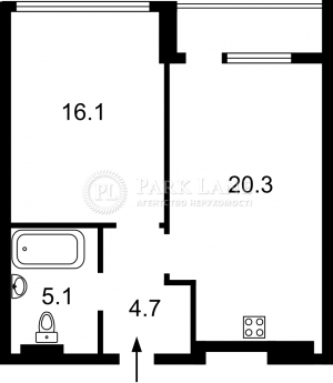 Квартира W-7302181, Фортечный тупик (Тверской тупик), 7в, Киев - Фото 6