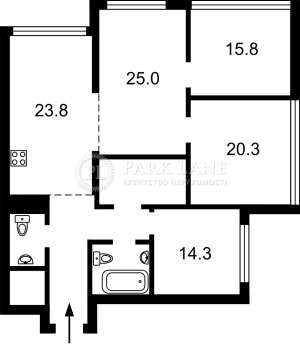 Квартира W-7338806, Бойчука Михаила (Киквидзе), 41б, Киев - Фото 14