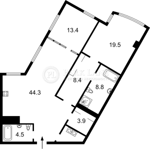Квартира W-7338838, Іоанна Павла ІІ (Лумумби Патріса), 6/1, Київ - Фото 12