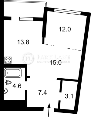 Квартира W-7416954, Тютюнника Василя (Барбюса Анрі), 28а, Київ - Фото 12