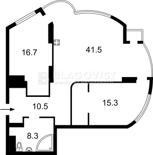 Квартира W-7394695, Шаповала Генерала (Механізаторів), 2, Київ - Фото 14
