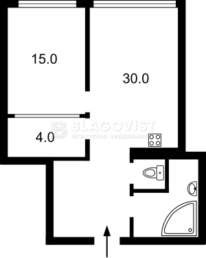 Квартира W-7395293, Шаповала Генерала (Механізаторів), 2а, Київ - Фото 13