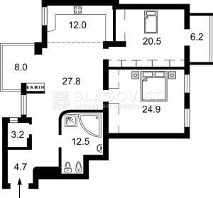 Квартира W-7395853, Левандовська (Анищенка), 5, Київ - Фото 12